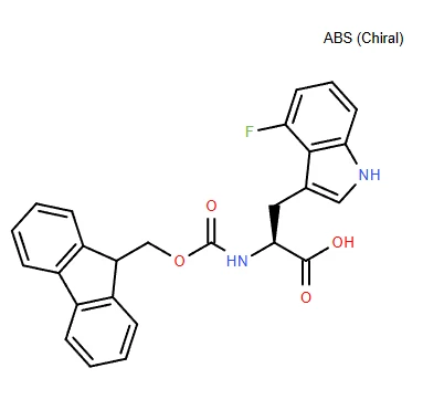 N-Fmoc-4-флуоро-L-триптофан CAS 2244532-65-6